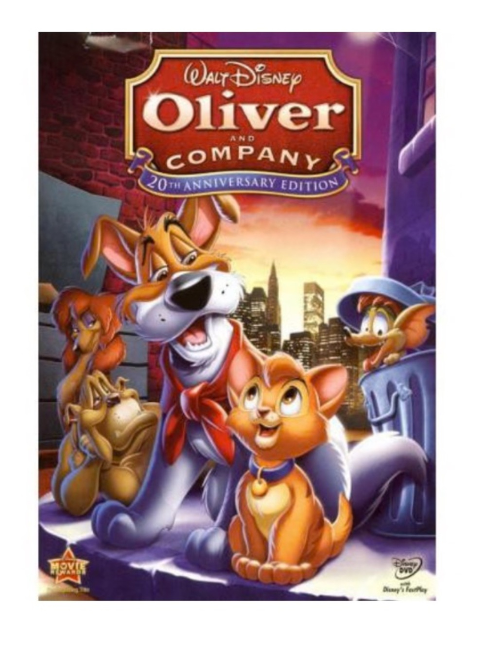 Walt Disney Oliver and Company DVD Movie